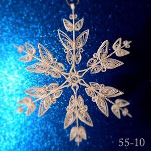 Quilled Snowflake Christmas Ornament